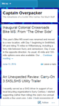 Mobile Screenshot of captainoverpacker.com